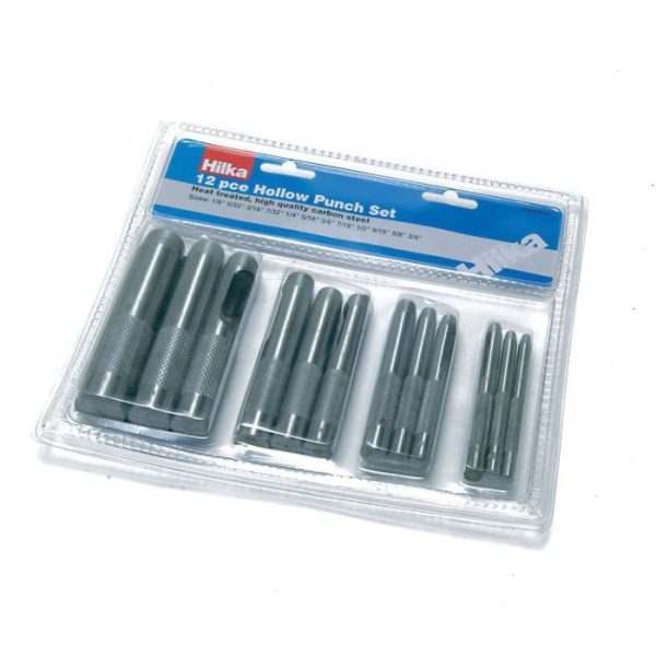 12 pce Hollow Punch Set