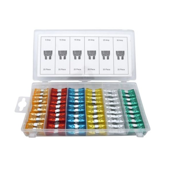 120 pce Car Fuse Set