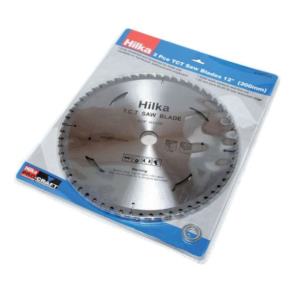 2 piece 12" (300mm) TCT Saw Blades