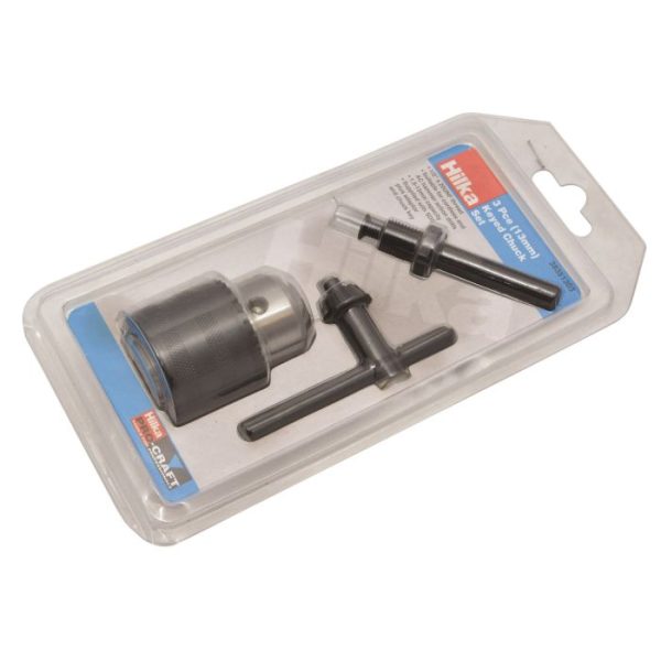 3 piece 13mm Keyed Chuck Set