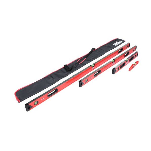 4 pce Spirit Level Set - Torpedo, 24", 48", 72"
