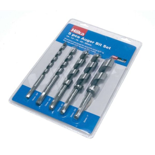 5 piece Auger Bit Set